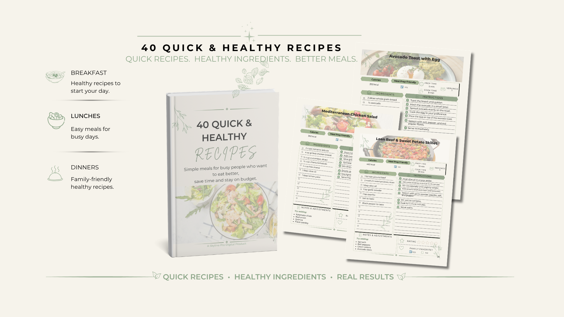 40 Healthy Recipes
